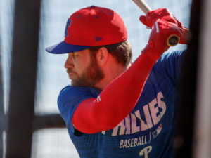 Bryce Harper First Phillies Workout